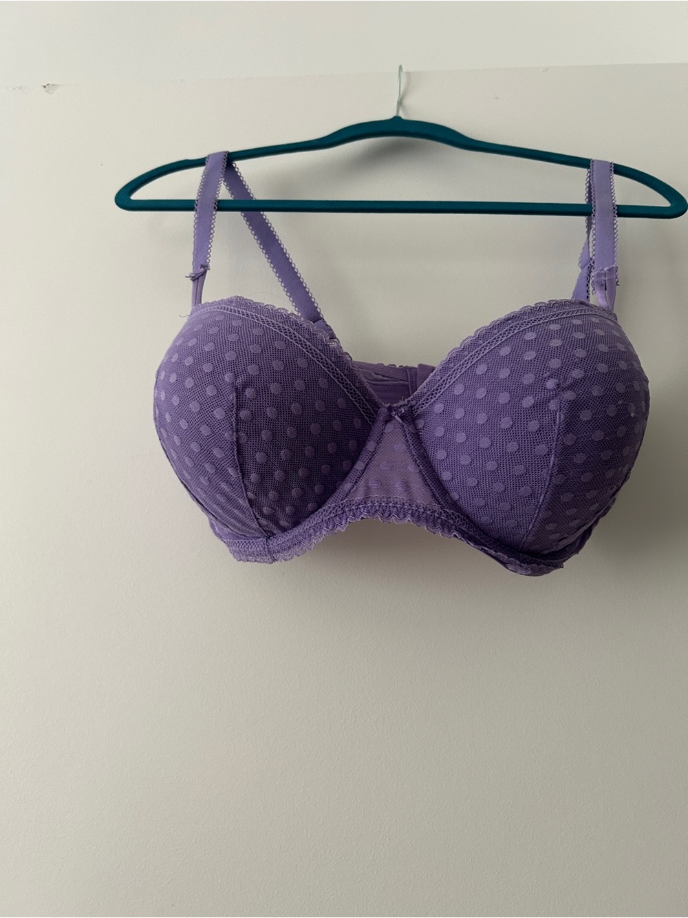 Victoria’s Secret Pink - Purple Lace Dot Underwire Bra - Women Intimates
